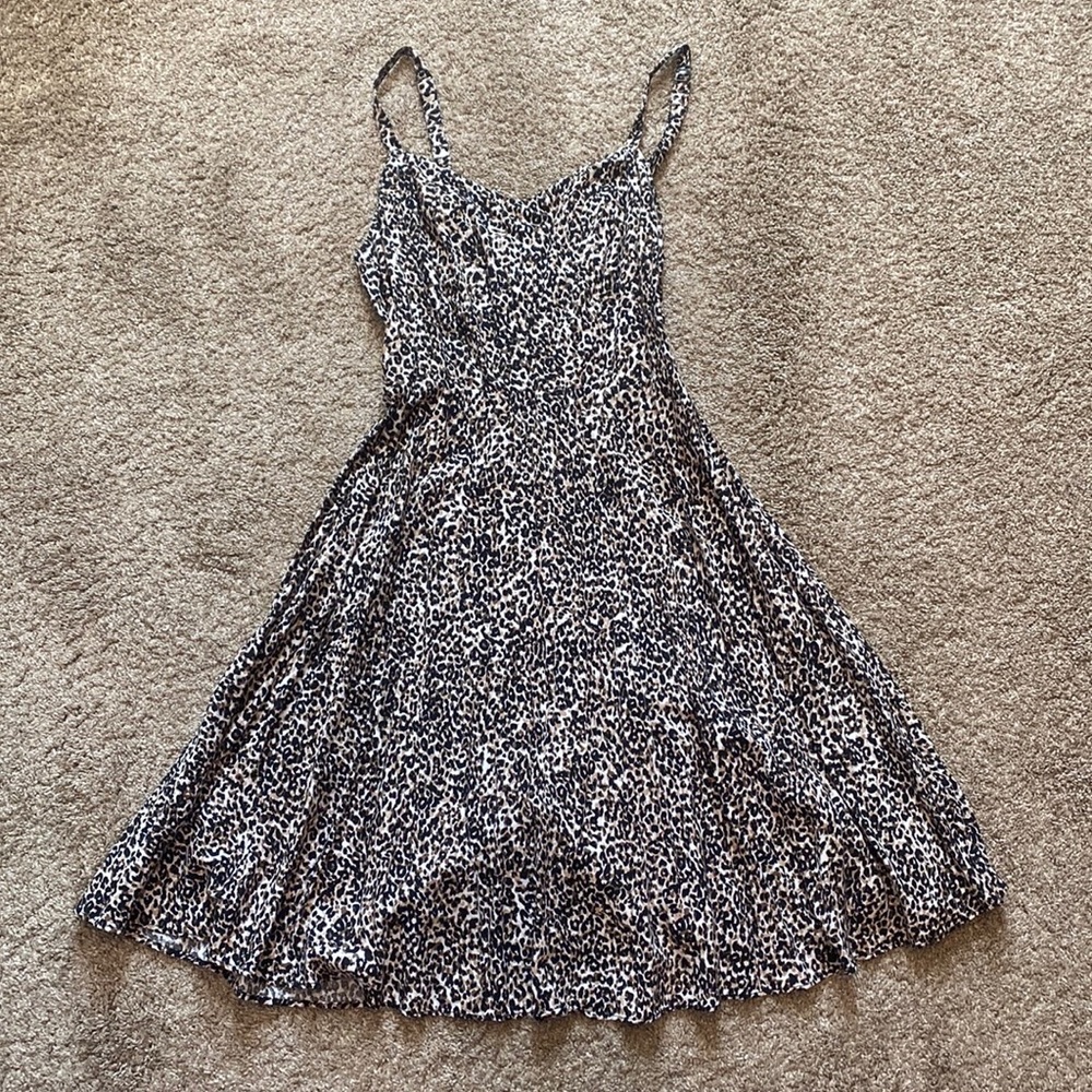 Old Navy cami cheetah dress